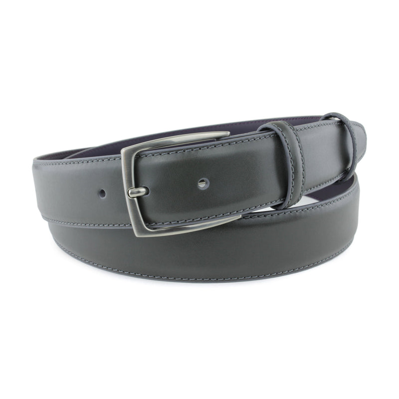 Anthracite Grey Box Calf Classic Belt Elliot Rhodes Ltd Anthracite Grey Box Calf Classic Belt Elliot Rhodes Ltd