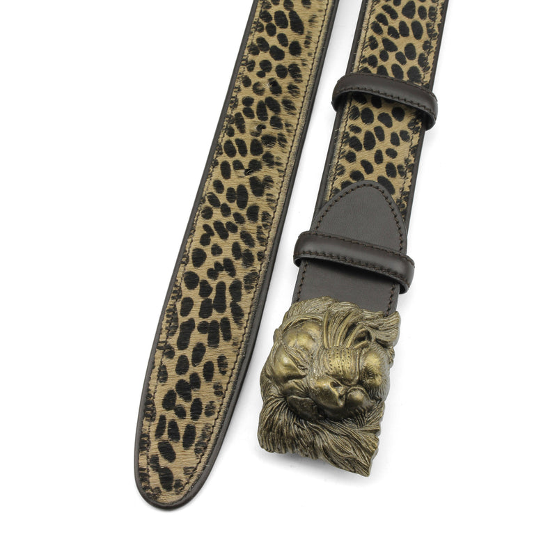 Gucci Tiger Print Leopard Print Gucci Belt Gucci Belt With Feline