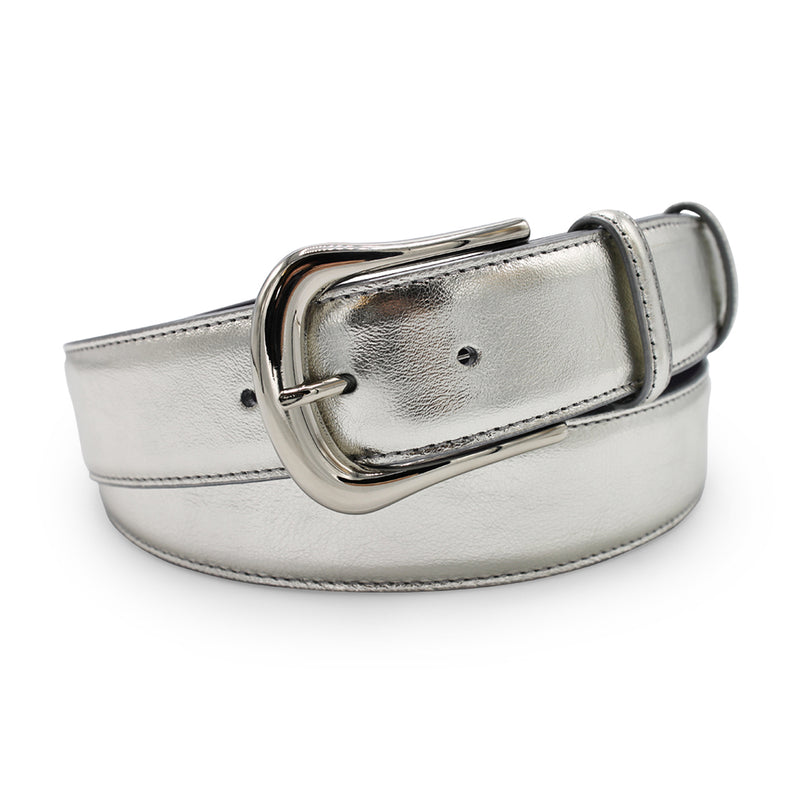 Silver Metallic Belt Elliot Rhodes Ltd Silver Metallic Belt Elliot Rhodes Ltd