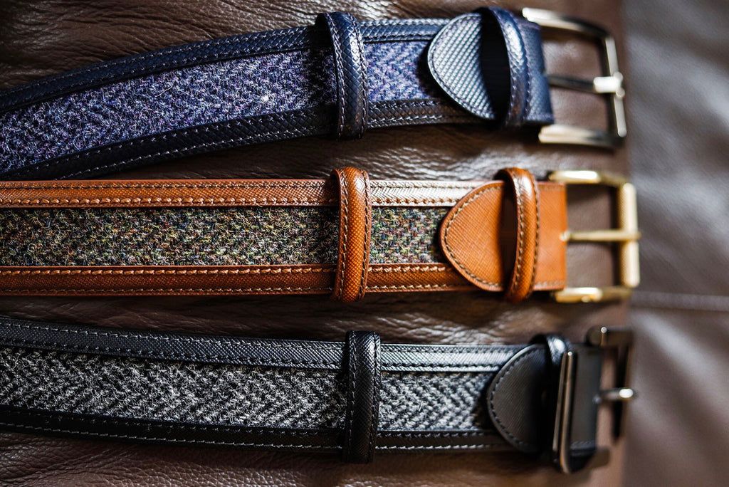 Innovating with our landmark Harris Tweed belt collection
