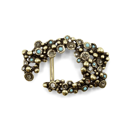 Crescent Crystal Buckle 40mm