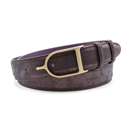 Metallic Earth Bacall Bridle Belt