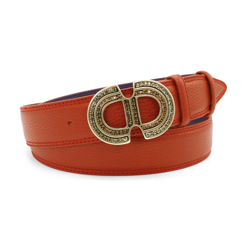 Crystal Interlock Tumbled Terracotta Bogart Welt Belt