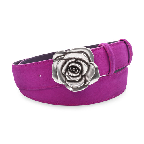 Bougainvillea Tone Suede Bacall Rose Belt