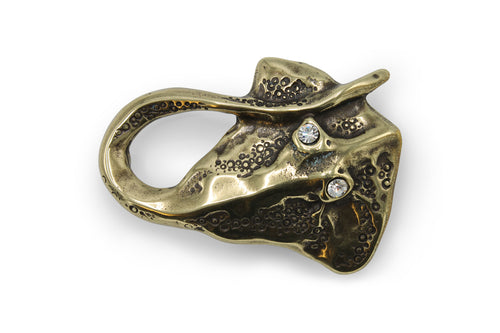 Crystal Eyes Stingray Buckle 40mm