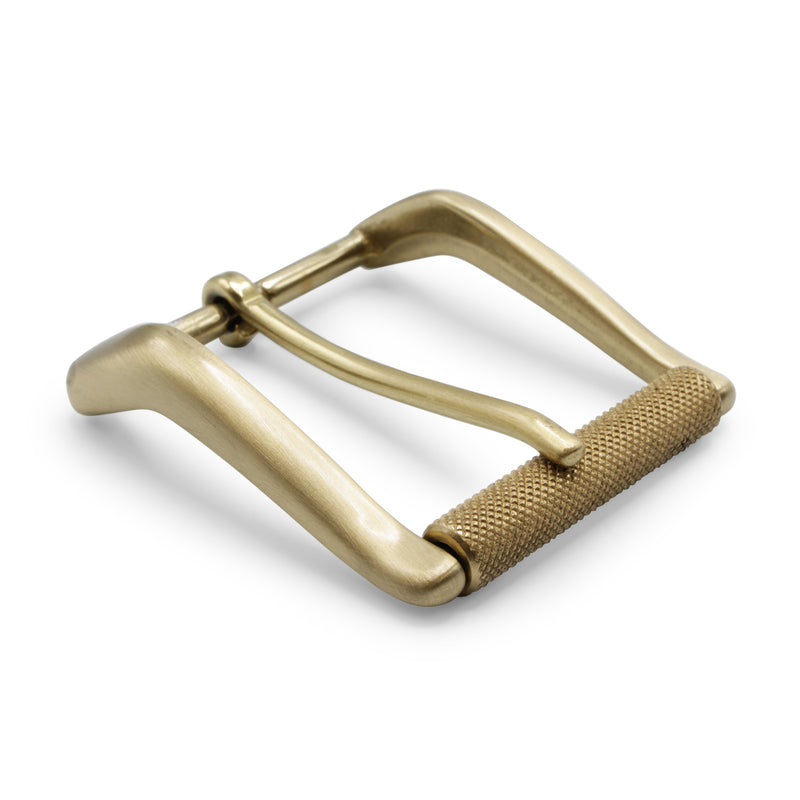 Solid Brass Belt Buckle with Satin Finish