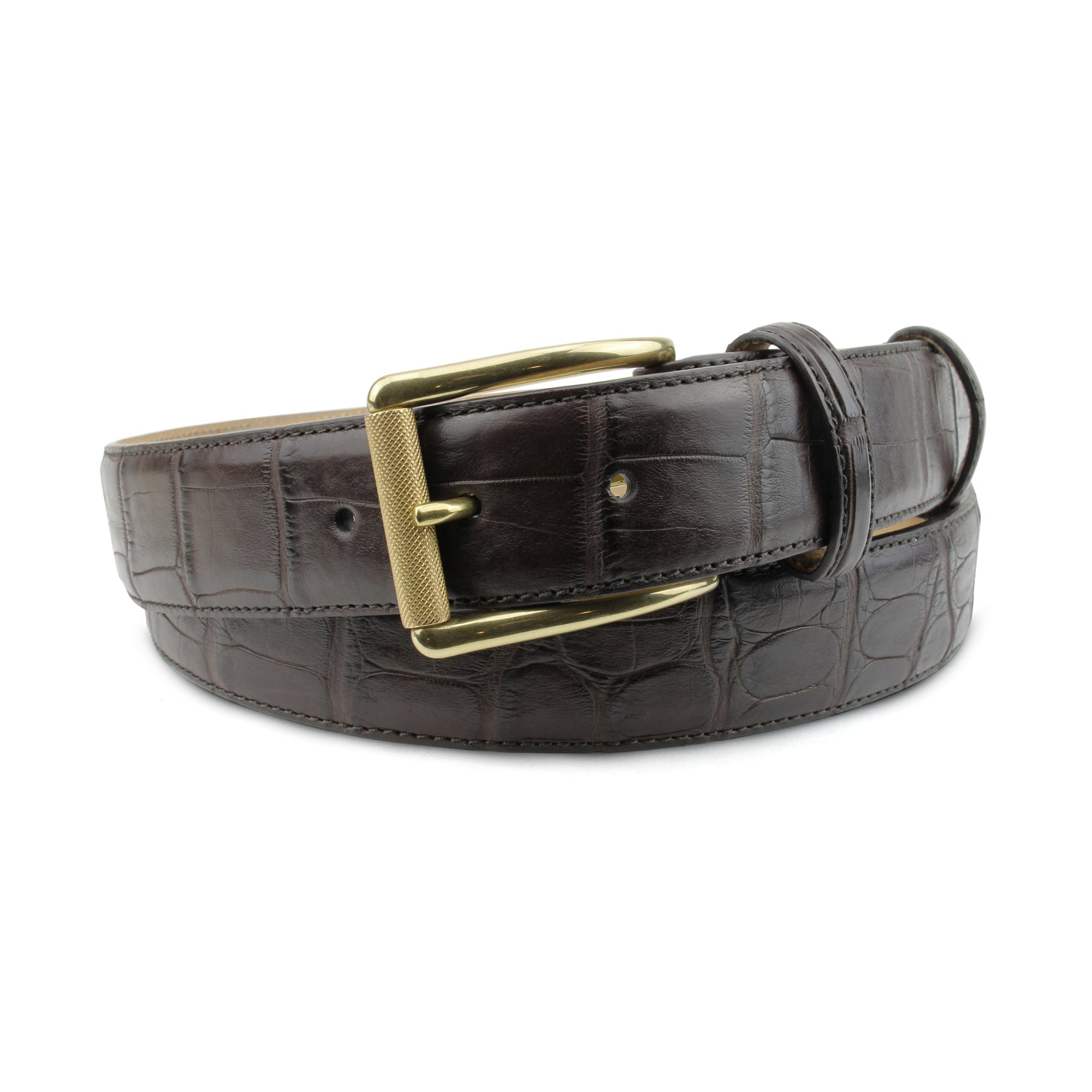 Classic Alligator leather 35mm Belt