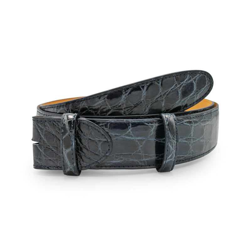 Bogart Genuine Crocodile Flank Gloss Finish Belt Strap – Elliot Rhodes Ltd