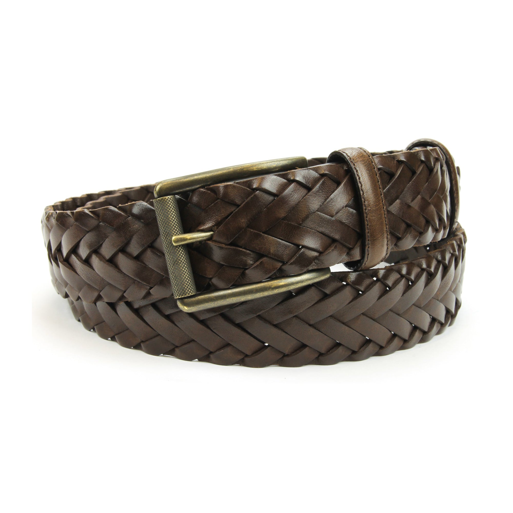 Classic Dark Brown Handweave Roller Belt – Elliot Rhodes Ltd