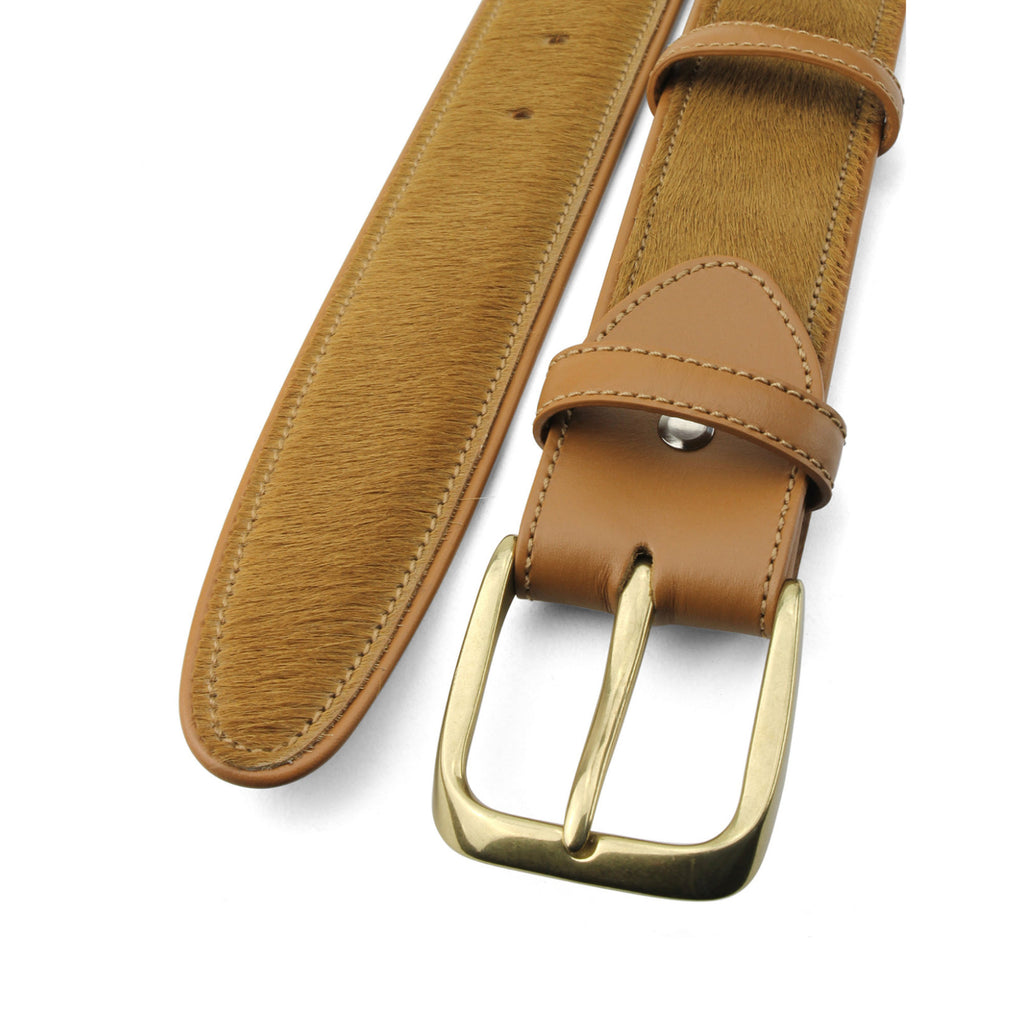 Custom Leather Belts by Sur Black Embossed Size 90cm by The Horse of Course